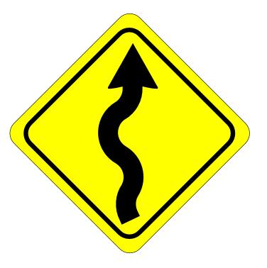 Arrow directional sign